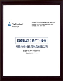 【宏裕】TUV莱茵深度验厂报告